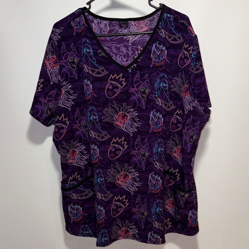Disney villain scrub top